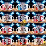 Diseños MLB para Tazas Béisbol