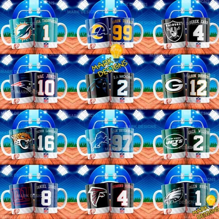 Diseños NFL para Tazas Fútbol Americano - Image 3