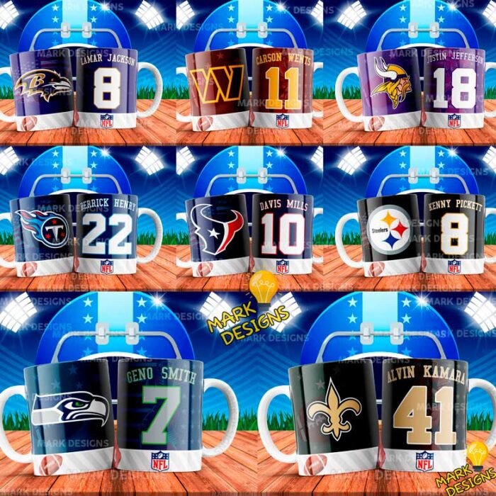 Diseños NFL para Tazas Fútbol Americano - Image 4