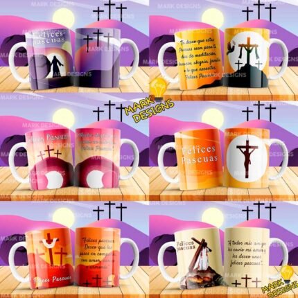 Diseños Cristianos de Pascuas Tazas