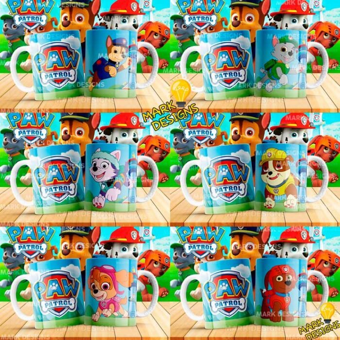 Plantillas Paw Patrol para Tazas - Image 3