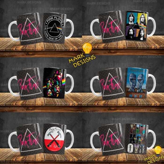 Diseños Pink Floyd para Tazas