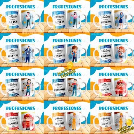 Diseños de Profesiones para Tazas