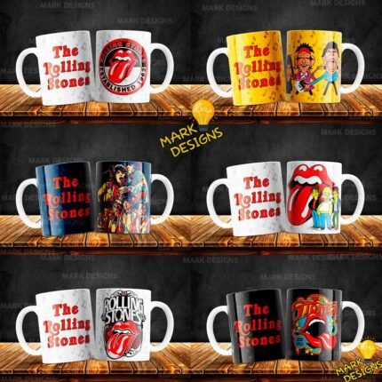 Diseños Rolling Stones para Tazas