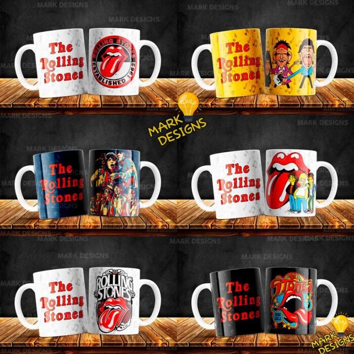 Diseños Rolling Stones para Tazas