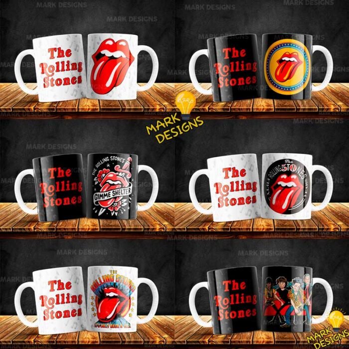 Diseños Rolling Stones para Tazas - Image 3