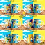 diseños de los simpsons tazas
