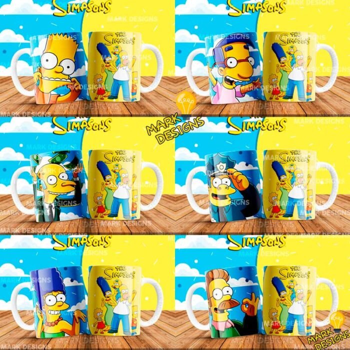 Plantillas de los Simpsons para Tazas