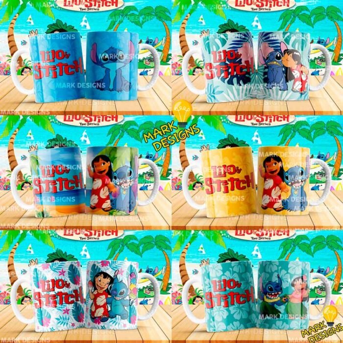 Plantillas Lilo y Stich para Tazas - Image 2