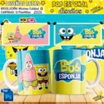 Plantillas de Bob Esponja Tazas