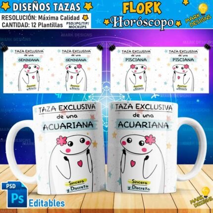 Diseños Horóscopo Flork Calendario 2024