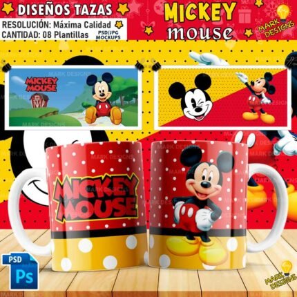 Plantillas de Mickey Mouse para Tazas