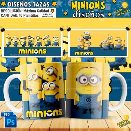 Plantillas de Minions para Tazas