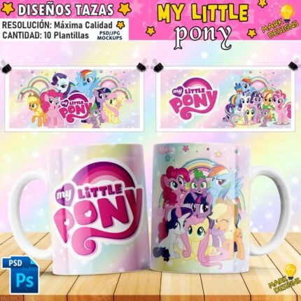 Plantillas My Little Pony Tazas