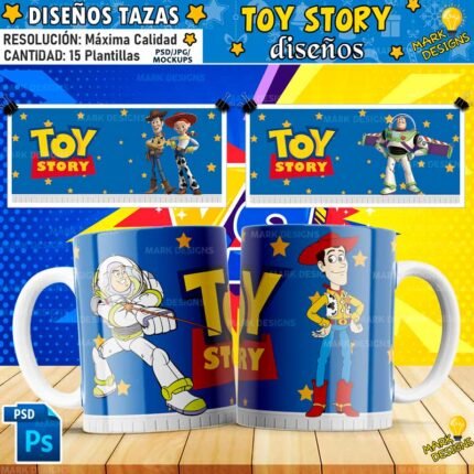Plantillas Toy Story para Tazas