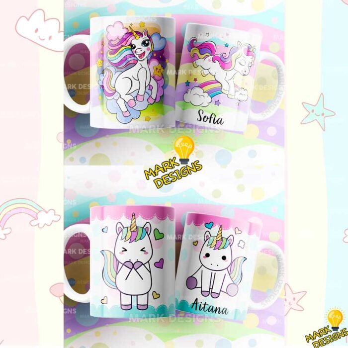 Plantillas de Unicornios para Tazas - Image 4