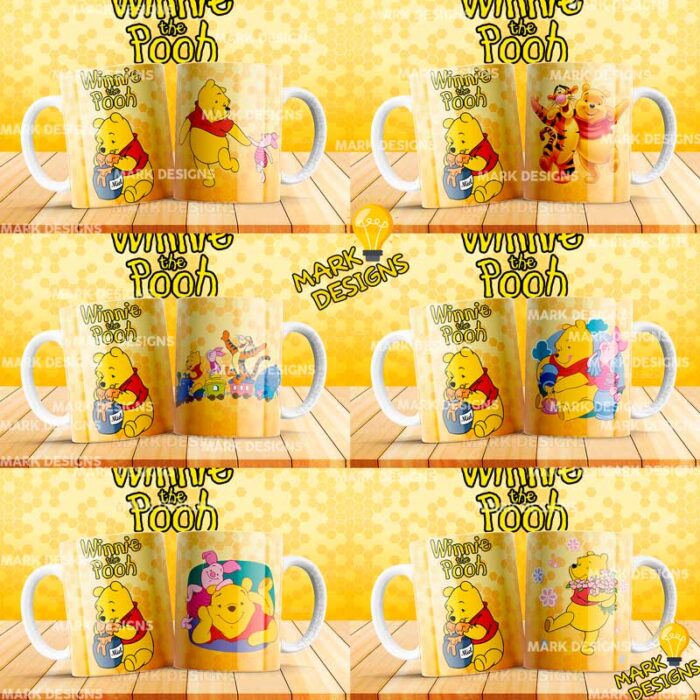 Plantillas Winnie The Pooh Tazas - Image 2