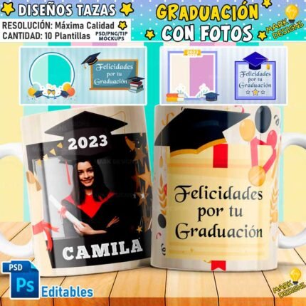 Diseños para Graduación Tazas