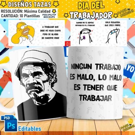 Diseños Día del Trabajo Tazas