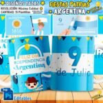 Plantillas Fiestas Patrias Argentina Tazas
