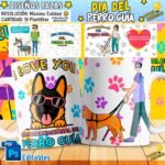 Diseños Día del Perro guía para Tazas