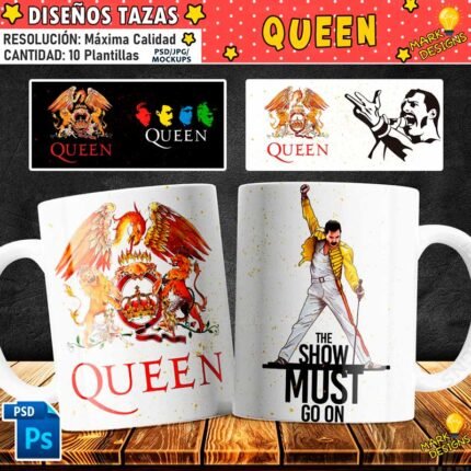 Diseños Queen para Tazas