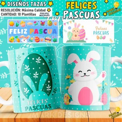 Diseños de Pascuas para Tazas