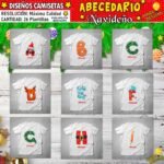 Diseños Navideños Abecedario Camisetas - Image 2