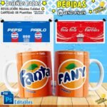 Diseños Gaseosas para Tazas