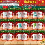 Diseños Navideños de Abecedario Tazas - Image 2
