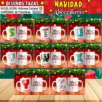 Diseños Navideños de Abecedario Tazas - Image 4