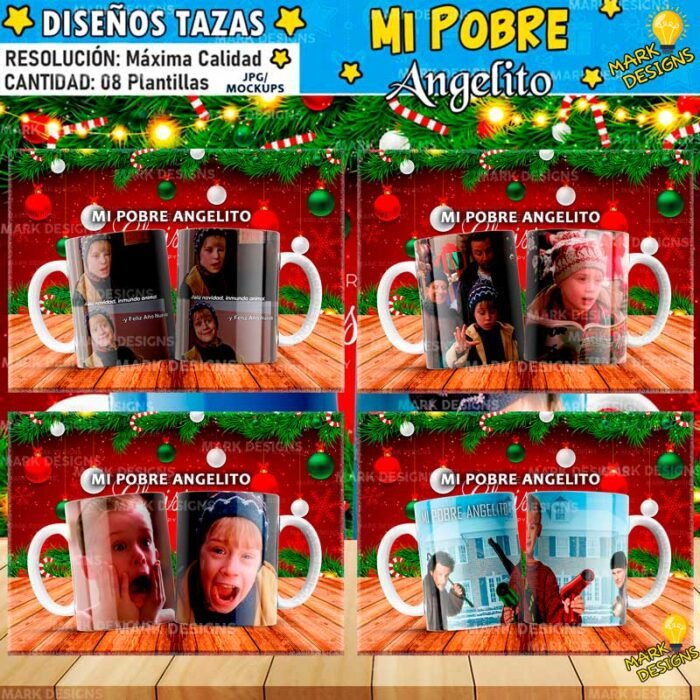 Diseños Mi Pobre Angelito Navidad Tazas - Image 3