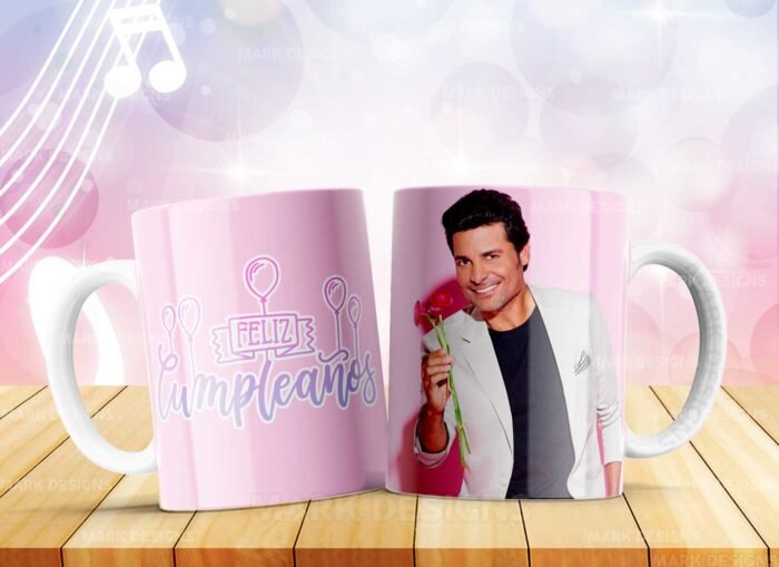 Diseños Cantantes Latinos Cumpleaños para Tazas - Image 3