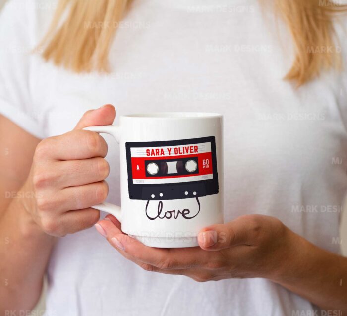 Diseños de Tazas para Parejas con Nombres Personalizado - Image 3