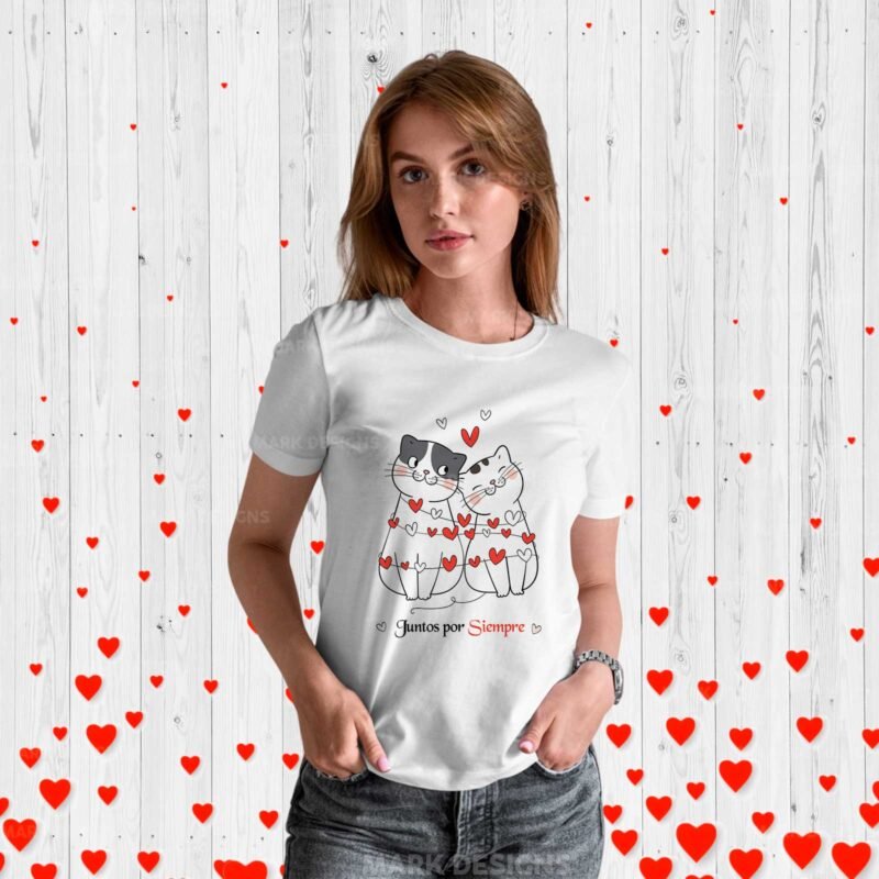 Diseños juntos por siempre camisetas