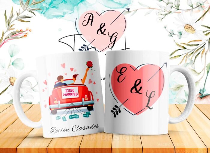 Diseños para Tazas de Recién Casados - Image 3