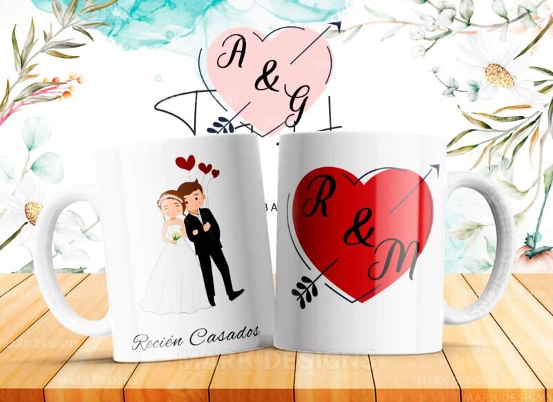 Diseños para Tazas de Recién Casados - Image 4
