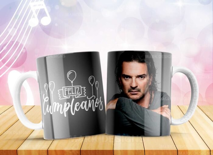 Diseños Cantantes Latinos Cumpleaños para Tazas - Image 5