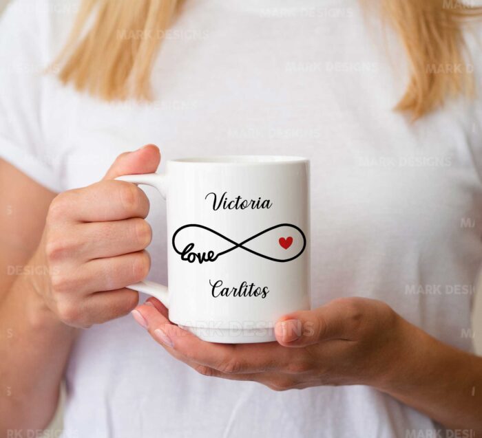 Diseños de Tazas para Parejas con Nombres Personalizado - Image 5