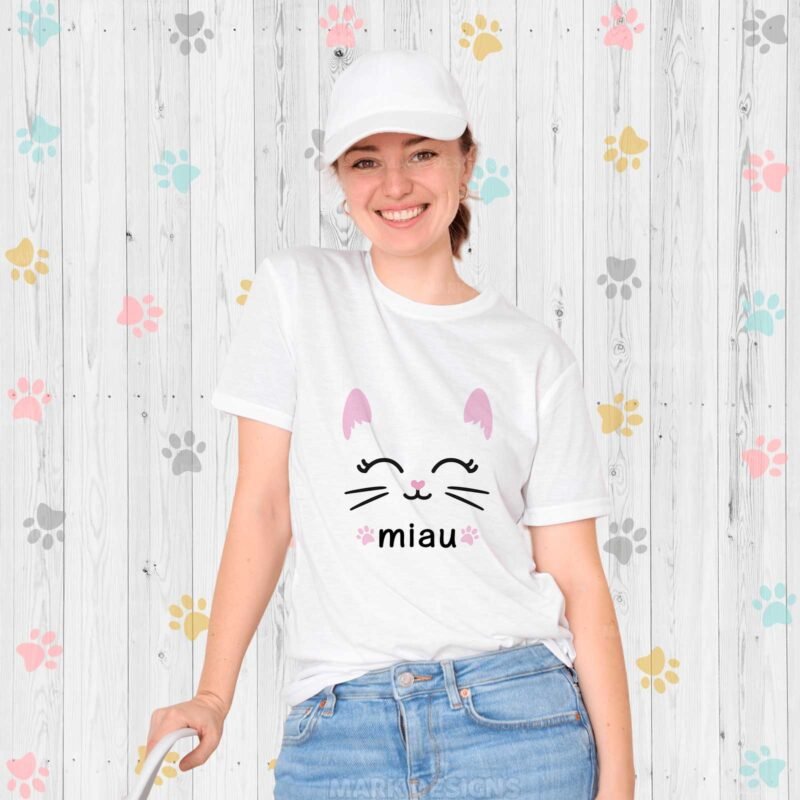 Diseños para Sublimar Camiseta I Love Cats - Image 4