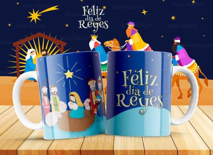 Diseños Reyes Magos Tazas