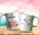Diseños Combinación Favorita Parejas Tazas Editables - Image 3