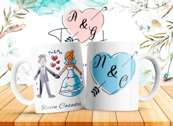 Diseños para Tazas de Recién Casados - Image 6