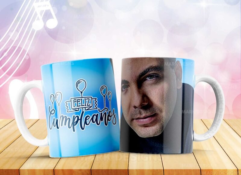 Diseños Cantantes Latinos Cumpleaños para Tazas - Image 4