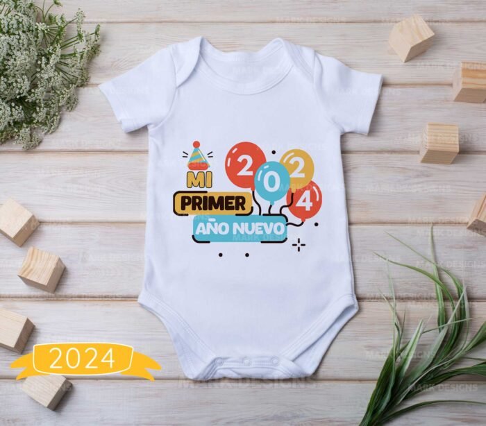 Primer Año Nuevo 2024 para Bebés Diseños - Image 3