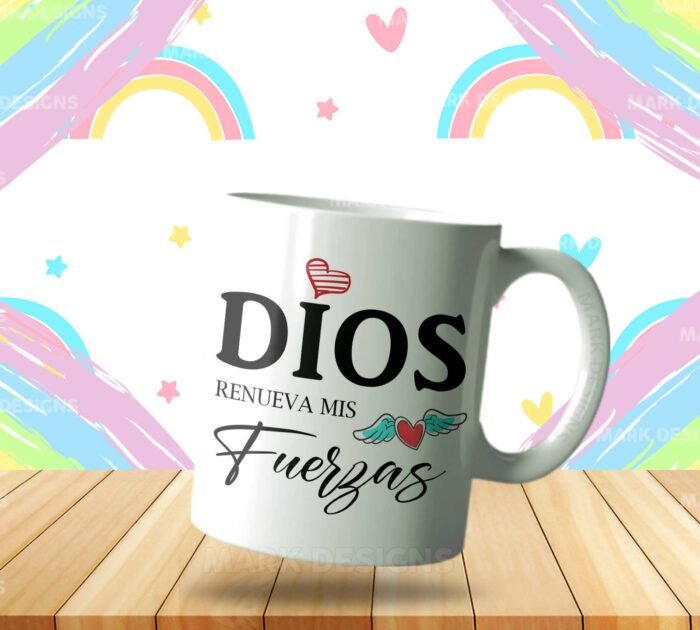 Diseños Frases Cristianas Tazas Full Editables