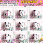 Diseños Abecedario Flores Tazas Personalizado - Image 3