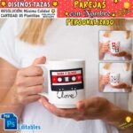 Diseños de Tazas para Parejas con Nombres