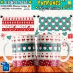 Diseños Navideños Patrones para Tazas