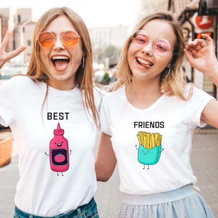 Diseños Best Friends Camisetas Editables - Image 4
